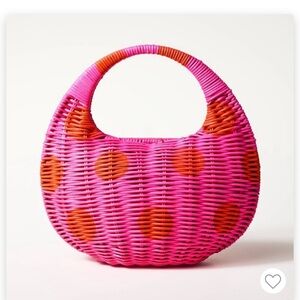 Kate Spade Pink and Orange Woven Women's Bag